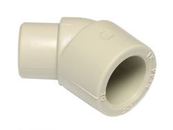 Угольник 45° ПП (Ekoplastik) d25 Н-В серый
