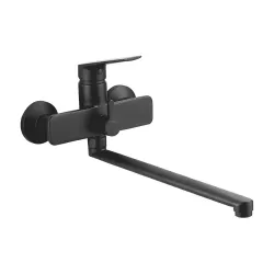 Смеситель универсальный AVRORA Grand AV3830 с поворотным изливом, цвет графит