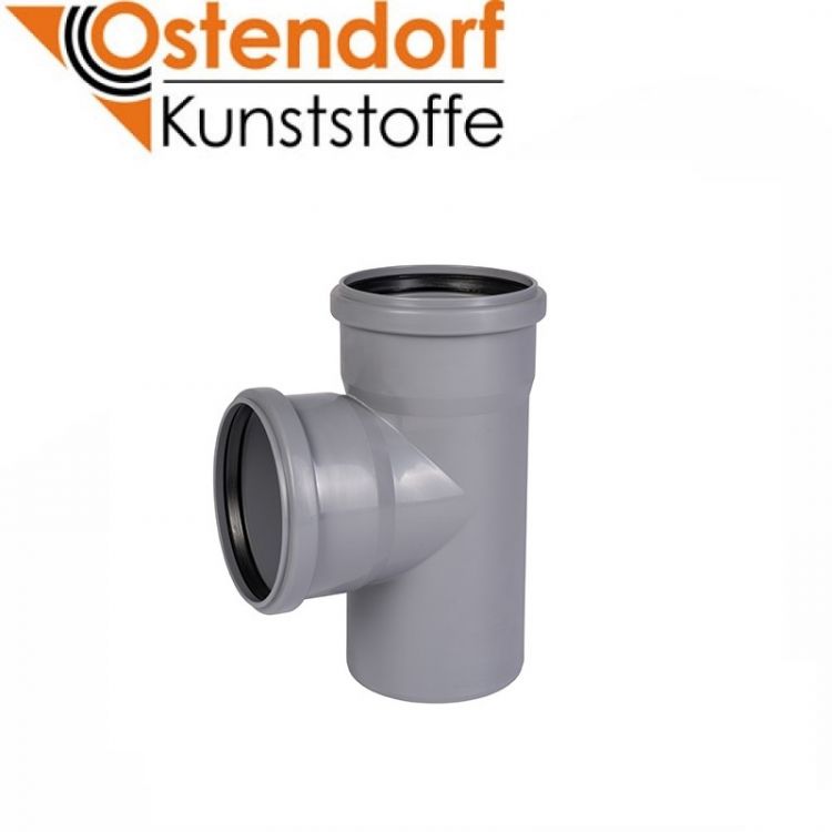 Тройник канализационный Ostendorf Ду75х75х90°