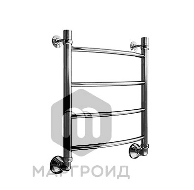 Полотенцесушитель водяной Маргроид Вид 4 В600*Ш500*1/2" нижнее подключение (нержавеющая сталь)