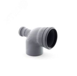 Отвод для внутренней канализации задний d110х90°х50 Valfex