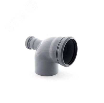 Отвод для внутренней канализации задний d110х90°х50 Valfex