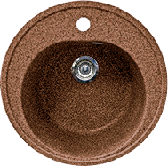 Gran-Stone мойка GS-08 круглая (терракот 307) 505х180