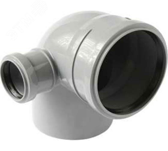 Отвод для внутренней канализации левый d110х90°х50 Valfex