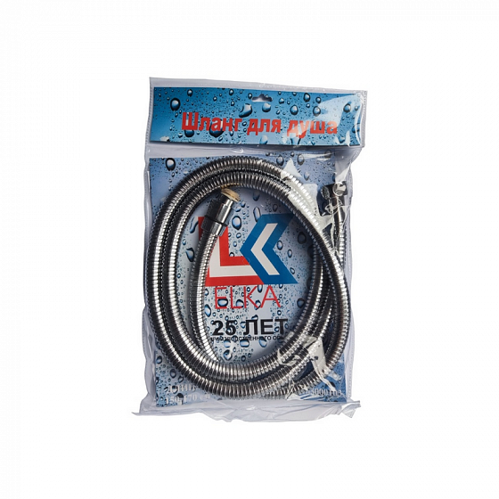 SCH11103000103 Шланг для душа растяжной 150-170см, d=13мм, внутренний шланг EPDM, двойной замок, гофра