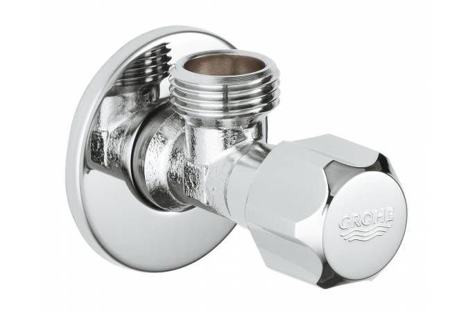 2201600M Вентиль угловой GROHE 1/2″-1/2″ для подключения смесителей, хром
