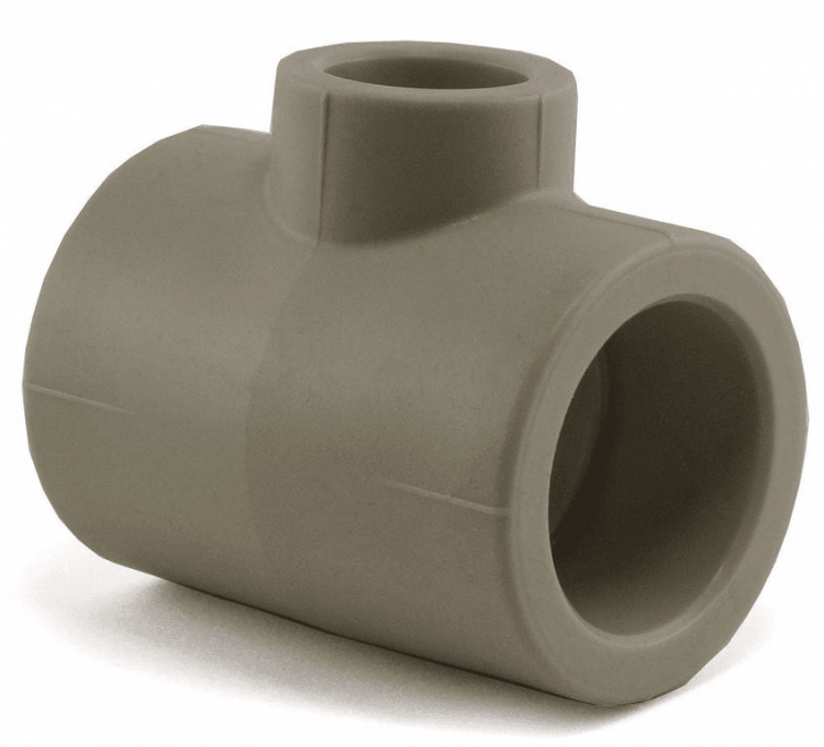 Тройник ПП переходной серый (Pro Aqua) d75х32х75