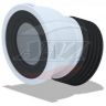 (W-2228) Труба фановая АНИ 110*22,5° короткая