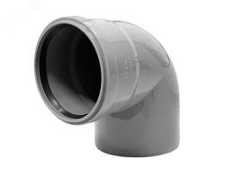 Отвод для внутренней канализации d110х90° Valfex