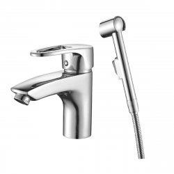 DR70015 Смеситель DECOROOM одноручный для умывальника и биде, хром