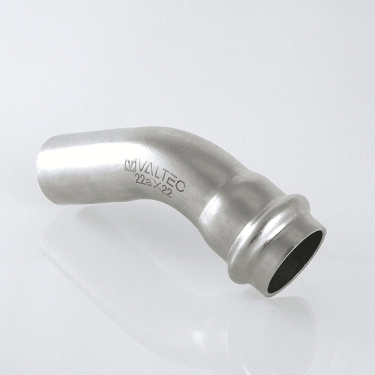 Угольник из нержавеющей стали 22х45° вн-нар ValTec