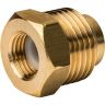 Термоманометр аксиальный 80/6, t=120°С, подключение заднее 1/2" (STOUT)