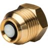 Термоманометр аксиальный 80/6, t=120°С, подключение заднее 1/2" (STOUT)
