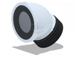 (W-4228) Труба фановая АНИ 110*45° короткая