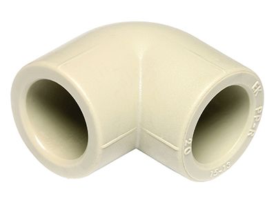 Угольник 90° ПП (Ekoplastik) d40 серый