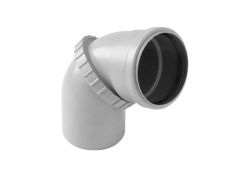 Отвод поворотный для внутренней канализации d110 Valfex