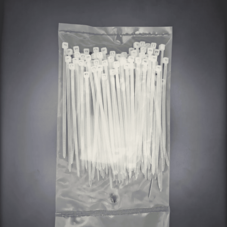 Хомуты пластмассовые белые 5х300