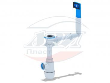 (C-0140) Сифон АНИ 1 1/2"*40 с жестким переливом