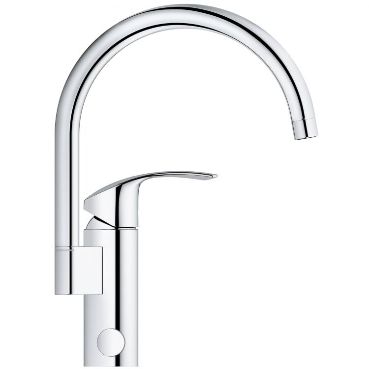 33202002 Смеситель для кухни GROHE Eurosmart new с высоким изливом, хром