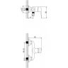 LM3303C Смеситель LEMARK для душа "PRAMEN", хром