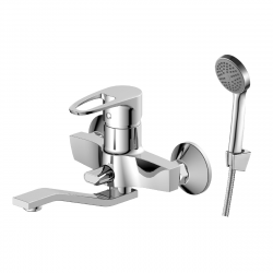 DR70044 Смеситель DECOROOM одноручный поворотным изливом 200мм. хром