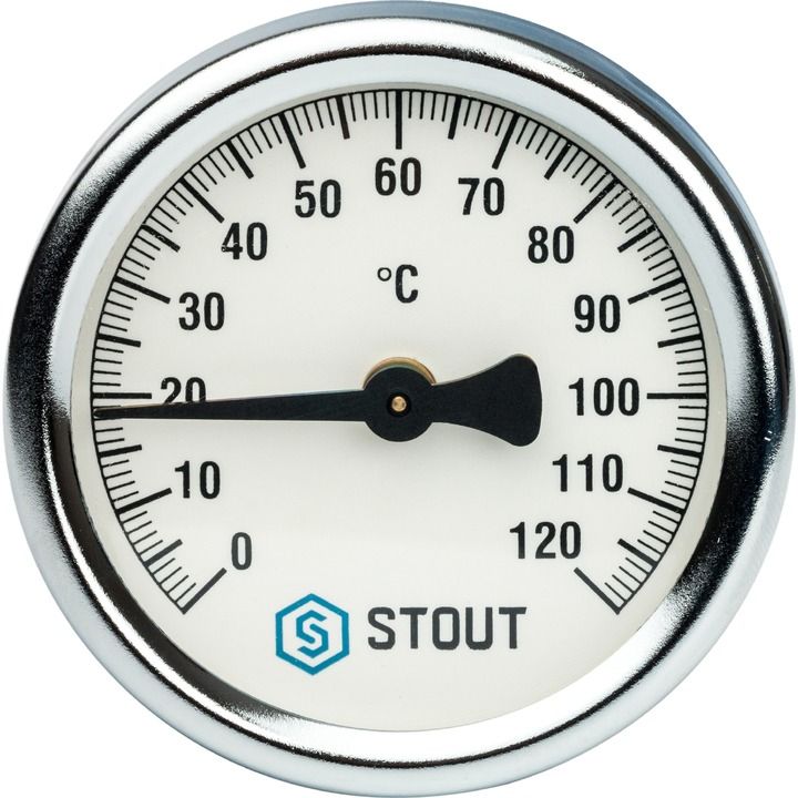 Термометр накладной 63/120°С (STOUT)